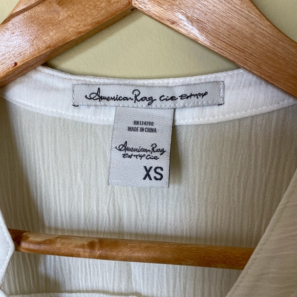 American Rag white tank top blouse - Picture 2 of 3